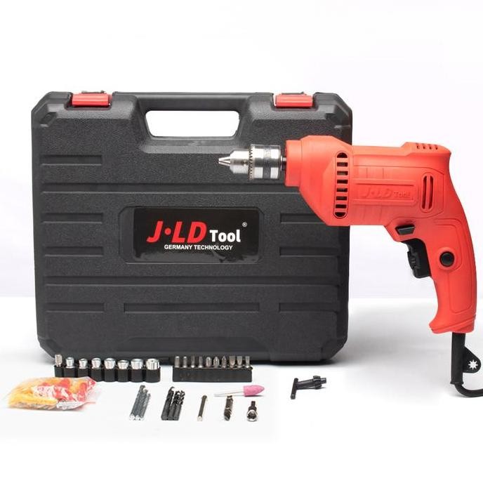 Murah Jld Bor Tangan Listrik 10Mm Bor Listrik 1 Set Lengkap Bor Modern 430W Mesin Bor Listrik Murah 