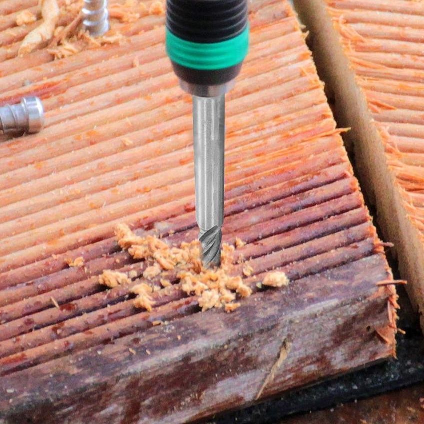 Premium 2-12Mm Bor Fris Mata Bor Endmill 4 Flute Hss End Mill Cnc Router Bits Milling Cutter Bor Fra