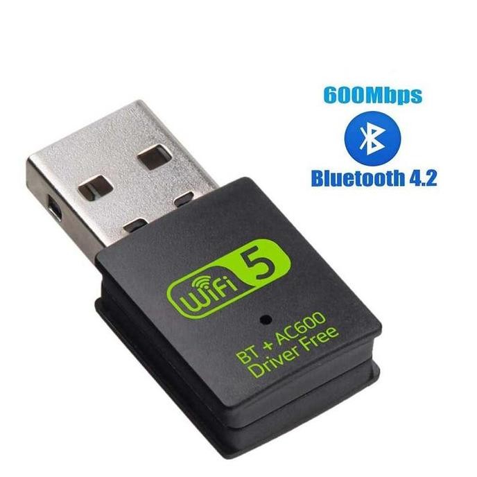 Comfast K605 Wifi Adapter 600Mbps Dual Band + Dongle Bluetooth - USB Wifi Adapter Dual Band WiFi Blu