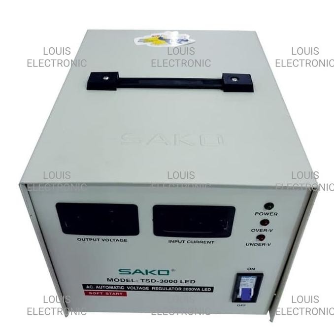 Stabilizer SAKO TSD-3000 LED Automatic Voltage Regulator 3000 Watt