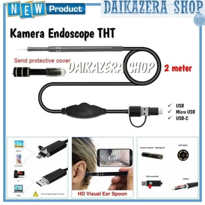 Kamera Endoscope HD Visual USB Earpick / Kamera THT 720P