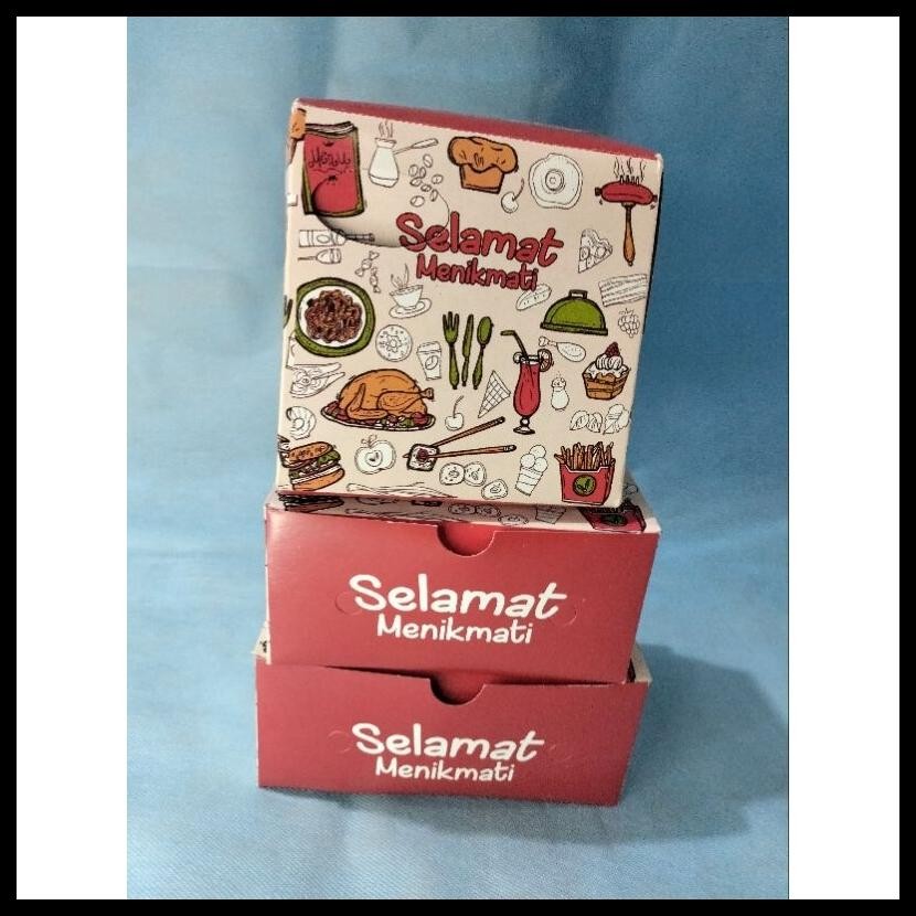 

Ready Isi 50 Pcs Dus Box Nasi Catering 18X18 Motif Kekinian Tebal 310 Gsm / Dus Nasi Kotak Tutup Sambung Gs 18X18 {Terlaris|Best Seller}