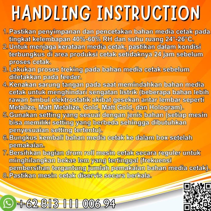 

Graftac Sticker Vinyl Hologram Rainbow Digital Print Laser Toner A3+ murah