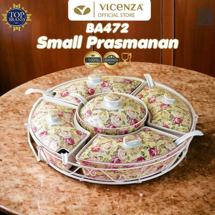 TERLARIS Vicenza Small Prasmanan Kecil BA472 Motif Mawar
