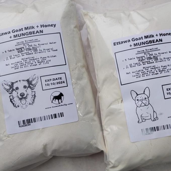 

Ettawa Goat Milk + Mung Bean / Susu Kambing Bubuk Anjing & Kucing [terbaik]