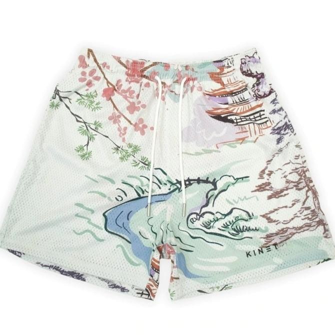 HARGA DISC - Celana Basket Casual Rebirth Fundamental Basketball Shorts Fashion Streetwear