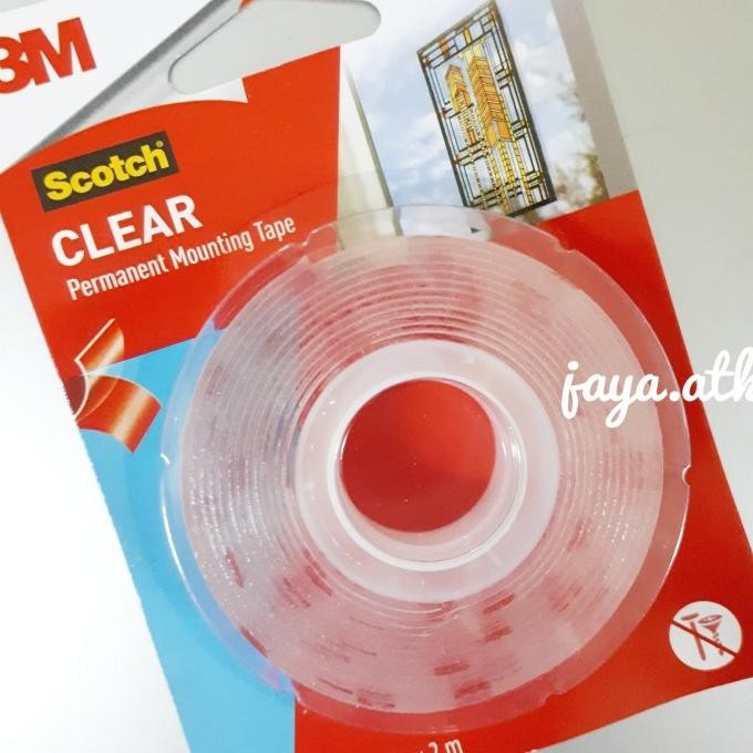 

3M DOUBLE TAPE BENING TRANSPARAN MOUNTING TAPE 4010 murah