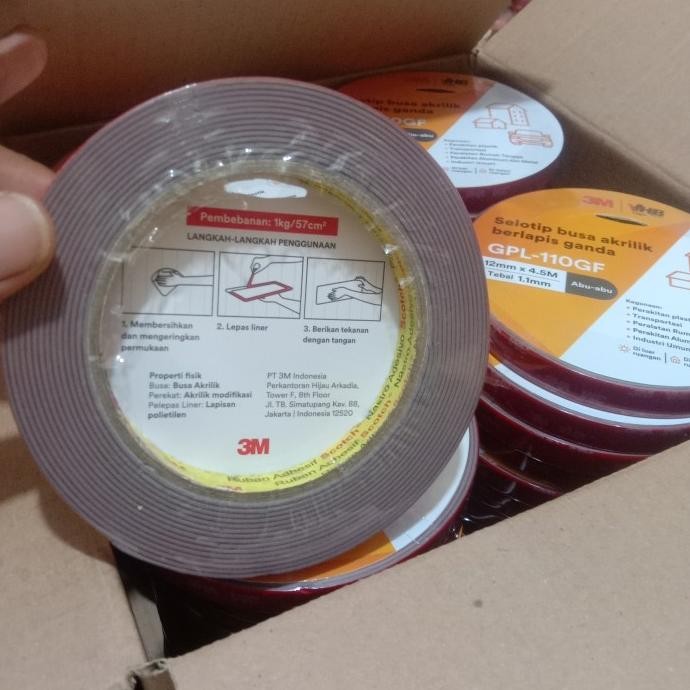 

Double Tape Original 3 M VHB 24mm Super Kuat Super Lengket murah