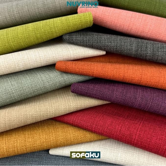 Nuvrino Solara Classic Bahan Kulit Motif Kain Fabric Original Co