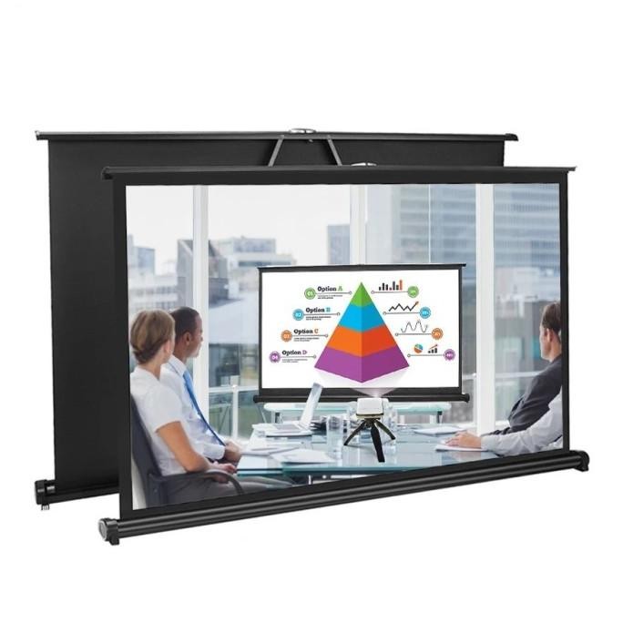 Layar Proyektor Portable 50 Inch Co