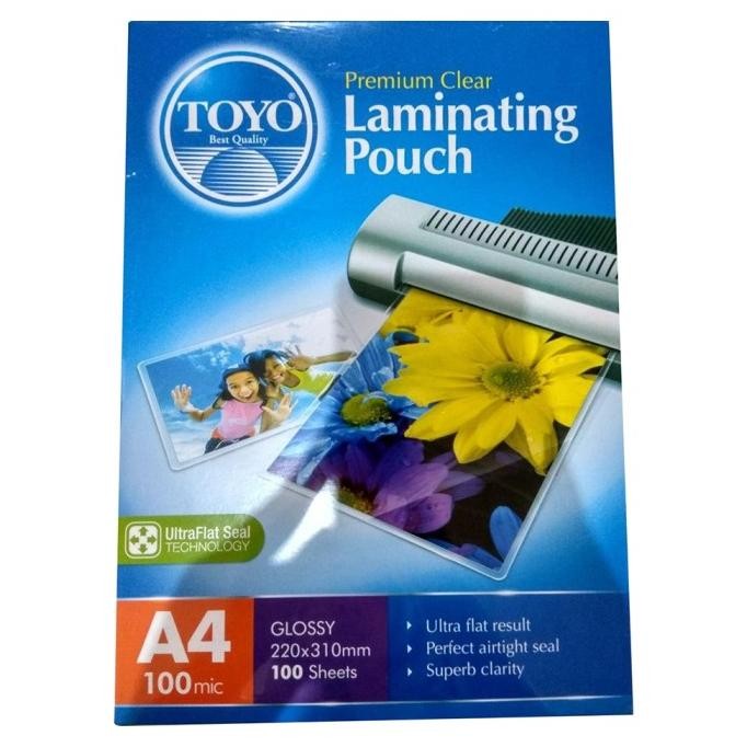 

Kertas / plastik laminating pouch A4 / F4