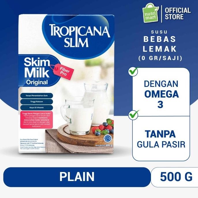 

Tropicana Slim Skim Milk Fiber Pro 500Gr - Susu Turunkan Kolesterol