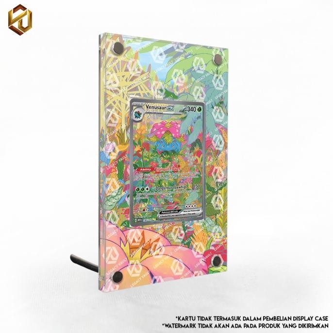 Promo Venusaur Ex Sar 151 - Pokemon Extended Art Display Case - Legacy Vault