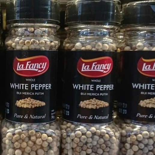 

:<:<:<:<] la fancy white pepper biji merica putih 70gr
