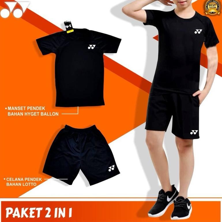 Setelan Badminton Anak Kaos Bulutangkis Junior Celana Badminton Anak Murah