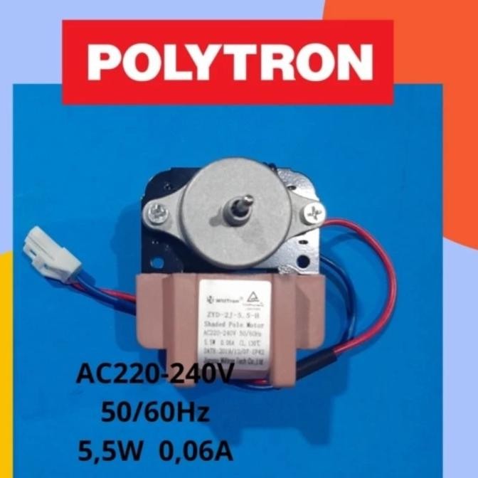motor fan kulkas 2 pintu polytron