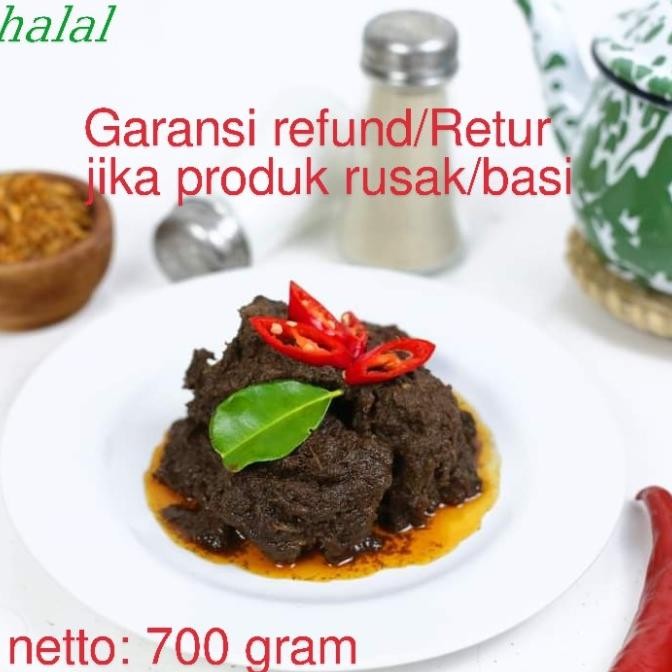

Rendang Has Dalam Sapi Uni Ima 500 Gram 12 Potong