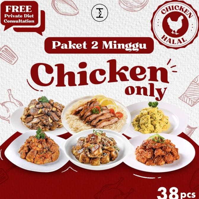 

Paket Diet 2 Minggu - Meal Prep Ayam / Chicken Mix Variant