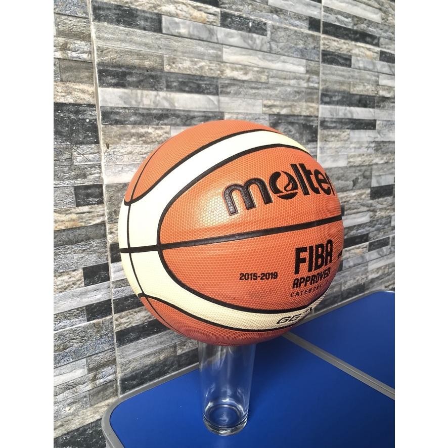 Me41 Bola Basket Gg7X Made Thailand Fiba Official Game Ball Size 7 Kulit Pu Logo Perbasi