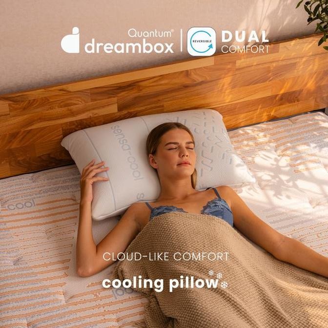 Quantum Dreambox Cooling Pillow / Bantal Dingin / Dual Comfort