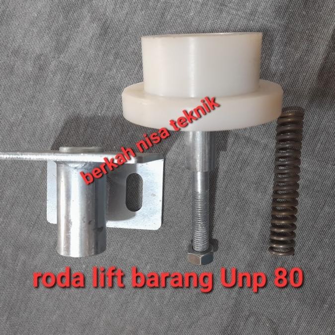 Roda Lift Barang Unp 80 / Nilon / Roda Nylon Cargo Lift Unp 80 Murah