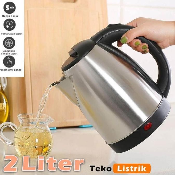 Teko Listrik Stainless Teko Pemanas Air Otomatis Mayama 2 Liter - Teko Elektrik 2 Liter