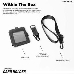 

Lanyard Kartu ID Card Holder Name Tag Kantor Tas Kalung Dompet Kartu Gantung Smash MS