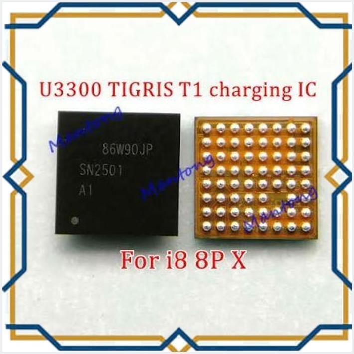 [spp] ic charger sn2501 a1 - iphone 8 - 8 plus - iphone x - tigris u3300