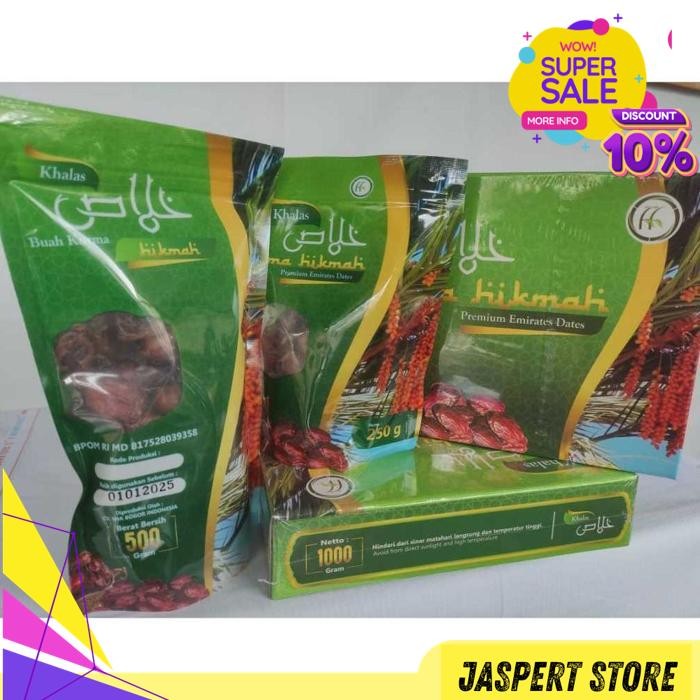 

BUAH KURMA KHALAS PREMIUM EMIRATES | KURMA KHOLAS ARAB LEZAT SEHAT BY JASPERT STORE TERBAIK !!!