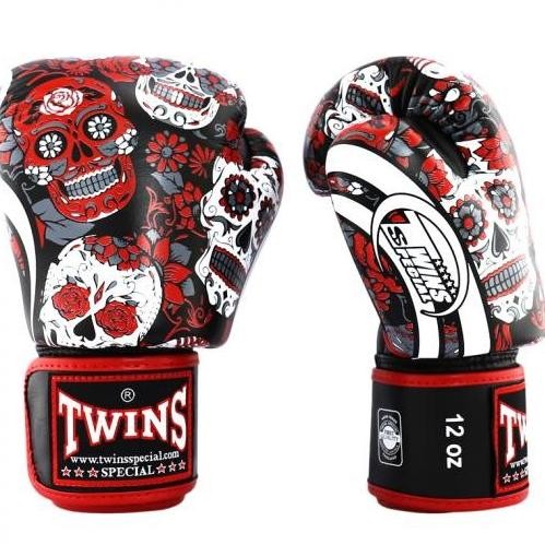 Sarung Tinju Twins Special FBGVL3-53 Skull / Boxing Muay thai gloves