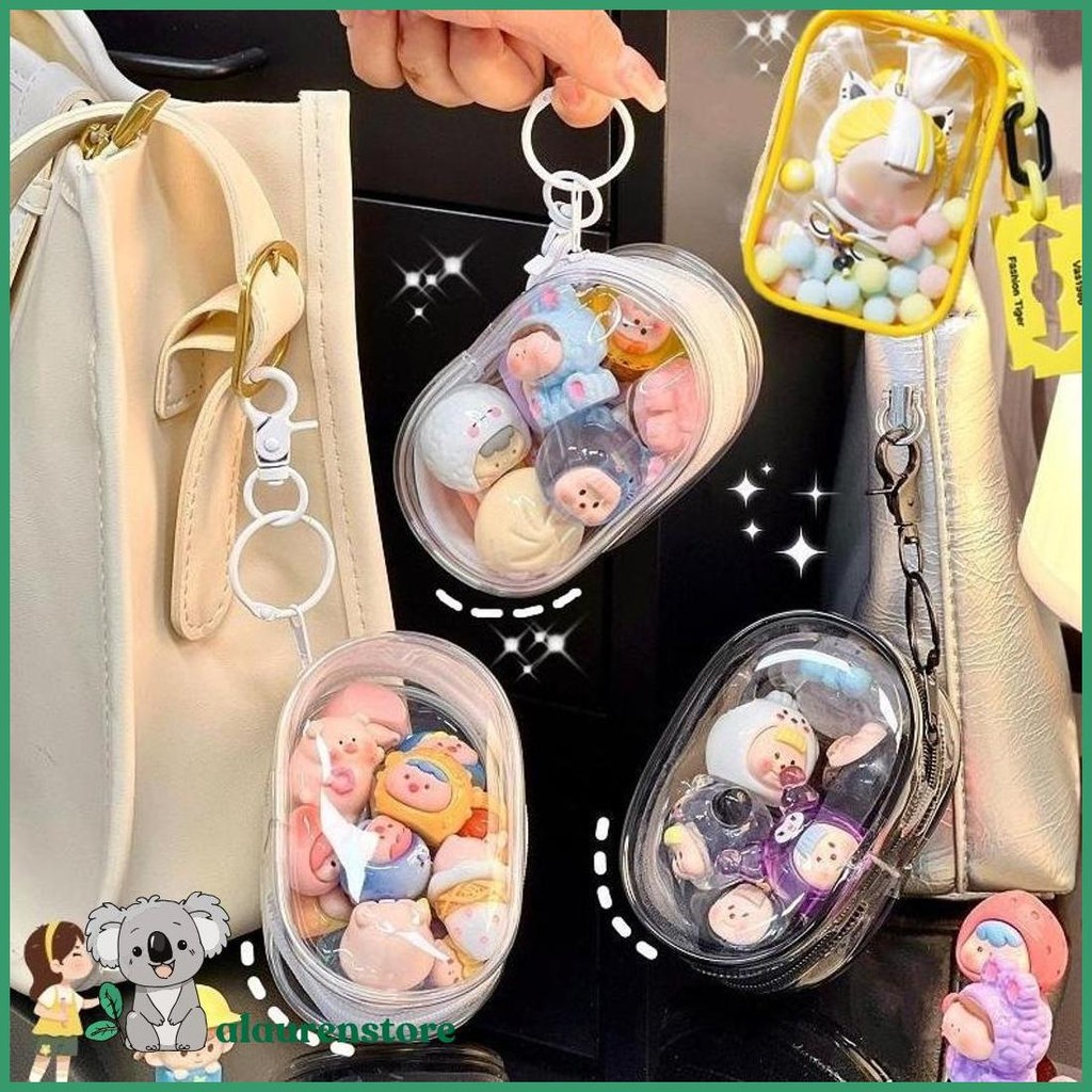 Pvc Pouch Doll Pouch Keychain Bag Tas Wanita Pvc Untuk Boneka Pouch Boneka Doll Nendoroid Storage Mu