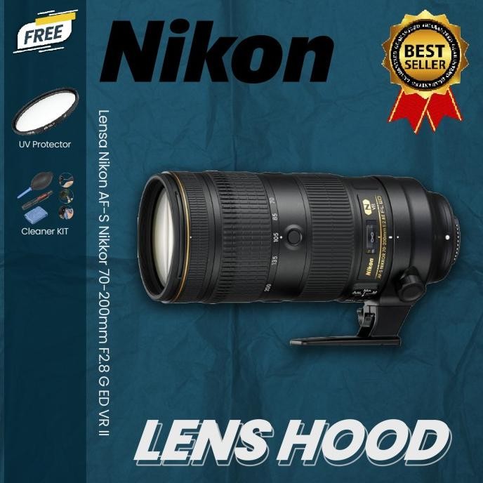 Promo Lensa Nikon Af-S Nikkor 70-200Mm F2.8 G Ed Vr Ii