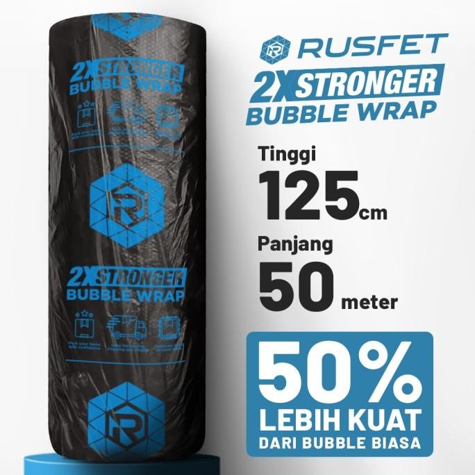 

Plastik Bubble Wrap Hitam Tebal Premium 125cm x 50m / Bubble Wrap Roll murah