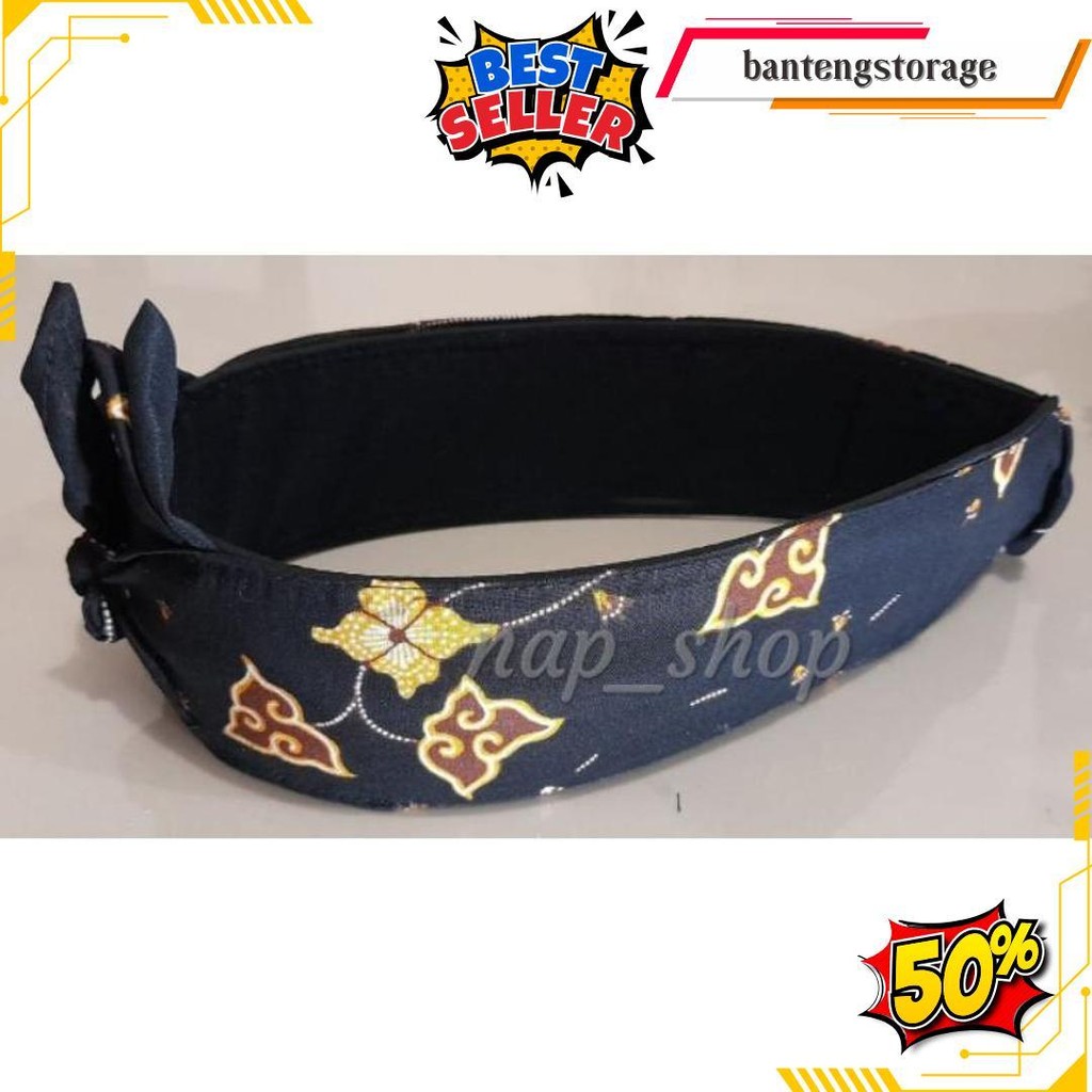 Iket Udeng Totopong Sunda Motif Batik Model Terbuka Bisa Cod Termurah Banget