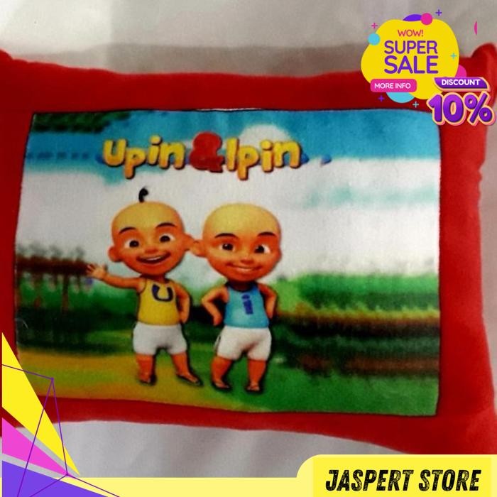 UPIN IPIN MINI 30*40CM, BANTAL SNACK, BANTAL KARTUN, BANTAL LUCU, BANTAL MURAH, SOVENIR, HADIAH BY J