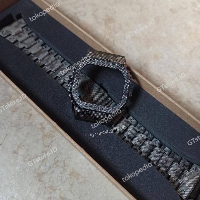 bnb metal bezel n bracelet g-shock g-shock dw5600 dw-5600 gwb5600 murah