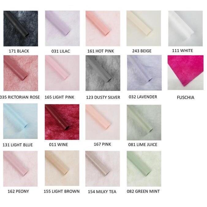 

Kertas Bunga Wrapping Paper (1 Pack) - Color Tissue Paper (60x60cm) murah