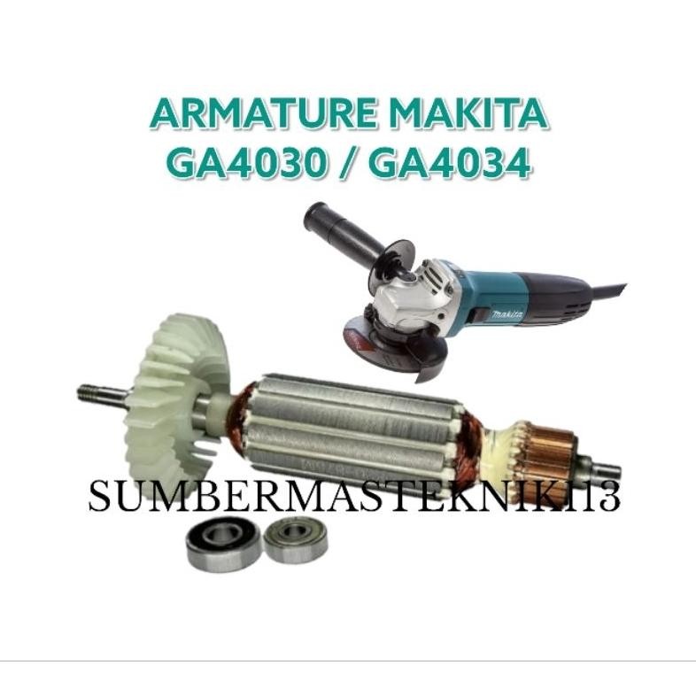 ARMATURE MAKITA GA 4034 ANGKER GURINDA MAKITA GA4034 lazaro murah