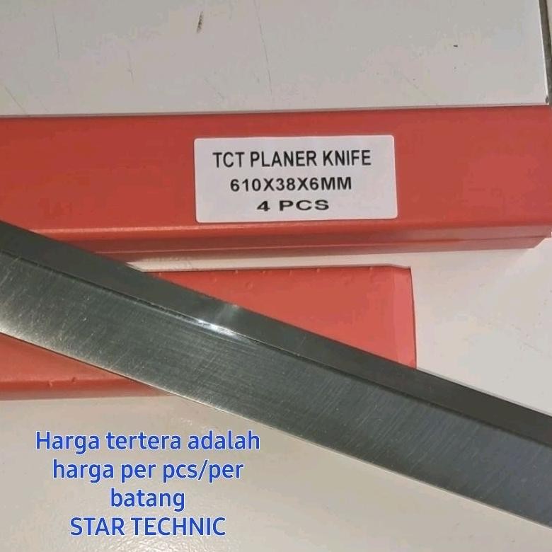 Double Planer TCT dan HSS ukuran 610x38x6 dan 460x38x6 / Harga Per 1 pcs murah