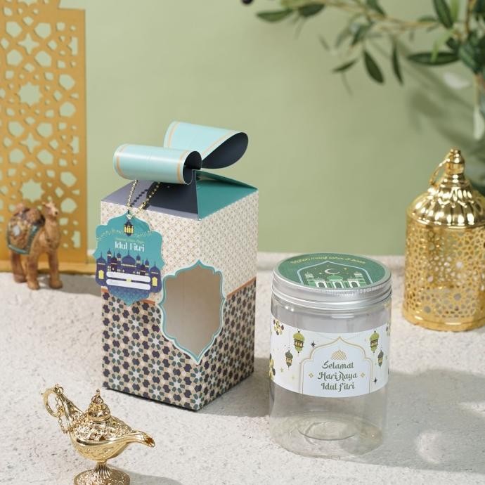 

10 Pcs Box Hampers Idul Fitri - Pita Muat 1 toples jar 600 & 800 ml murah