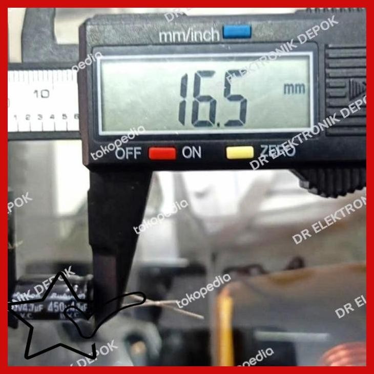 [DRE] Elco Elko Capasitor Kapasitor 4,7uf 450v 4,7 uf 450 450volt 450v volt