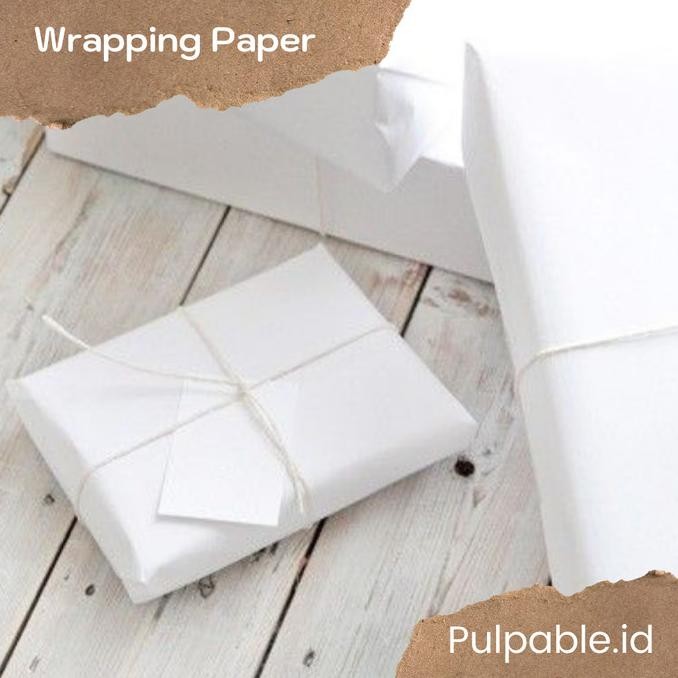 

White Wrapping Paper / Kertas doorslag putih murah