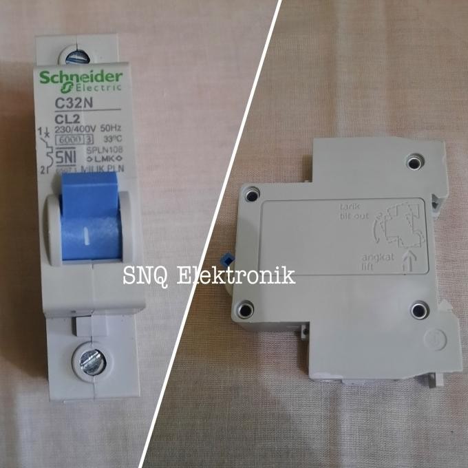 ORIGINAL MCB schneider 2A Original PLN warna Biru / MCB ORI
