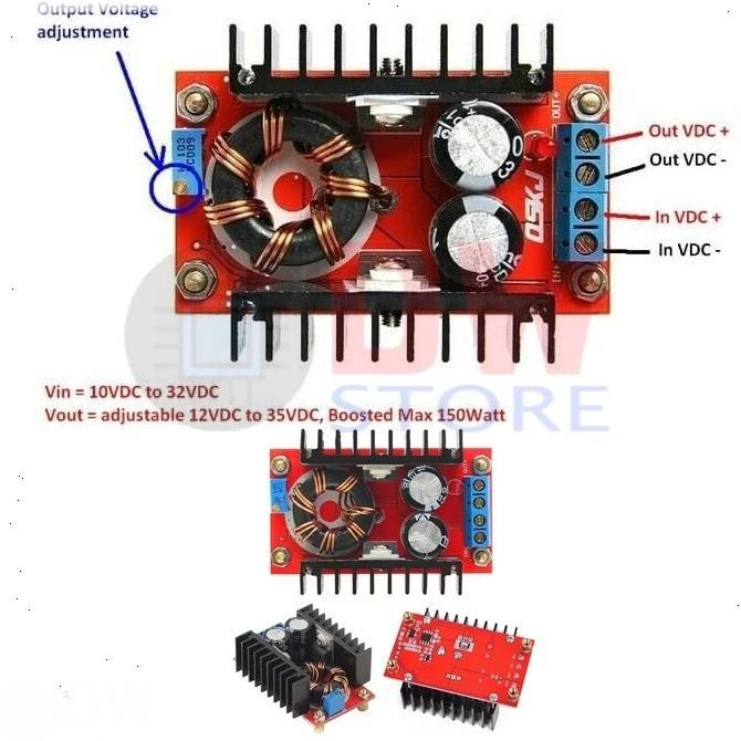 Step Up 150Watt Boost Converter 150W Penaik Tegangan Dc 150 Watt Step New Stok