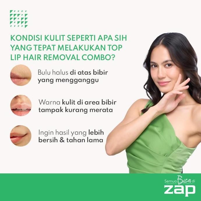 Promo Zap Top Lip Hair Removal Combo