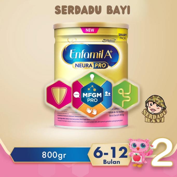 Grosir Enfamil A+2 800Gram Susu Formula Bayi 6-12 Bulan