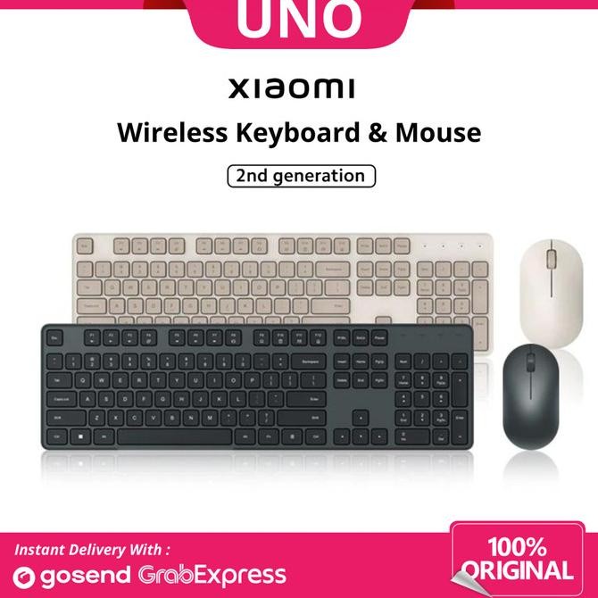 Xiaomi Mi Wireless Keyboard Mouse Set Hemat