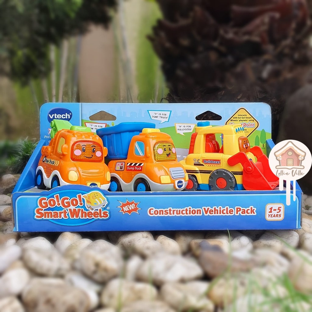 Vtech Go Go Smart Wheels Construction Vehicle Pack Set of 3