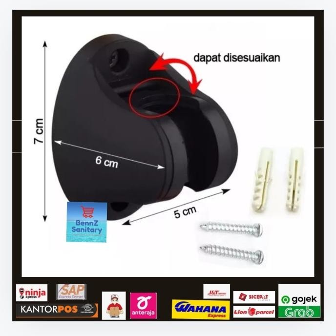 hand shower set hitam shower set lengkap /  set mandi warna hitam / shower kamar mandi set