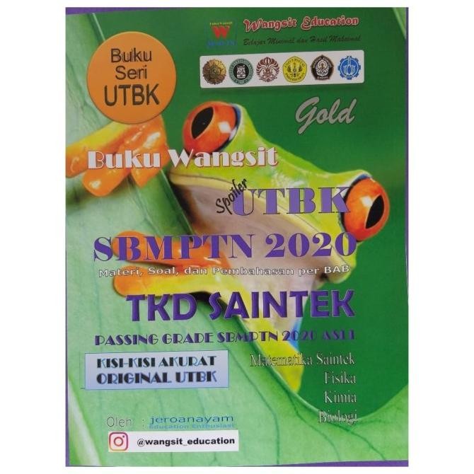 

Buku Wangsit Paket Gold IPA Spoiler UTBK SBMPTN 2020